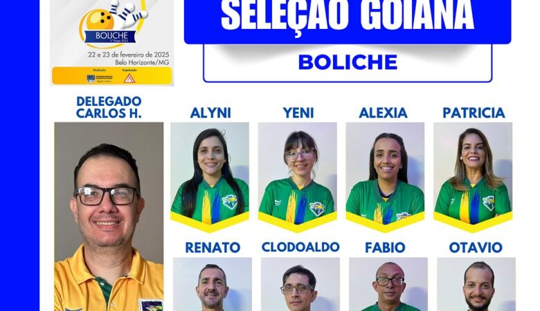 Convocação da Seleção Goiana de Boliche para o Campeonato Brasileiro