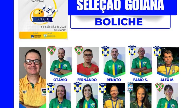 Convocação da Seleção Goiana de Boliche para o Circuito Nacional em Brasília 2025