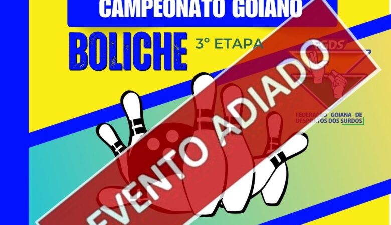 Campeonto Goiano de Boliche 2025  – EVENTO ADIADO
