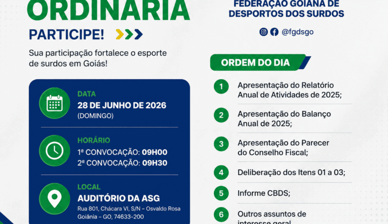 Assembleia Geral Ordinária 2026